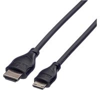 Roline câble hdmi +eth.,a-c, m m, 0.8m 11.04.5568