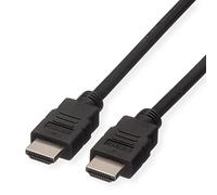 ROLINE Câble HDMI High Speed avec Ethernet, LSOH, noir, 1,0 m