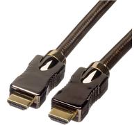 ROLINE Câble HDMI Ultra HD avec Ethernet, 4K, M/M, noir, 1,5 m