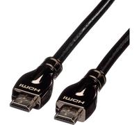 ROLINE Câble 4K HDMI Ultra HD avec Ethernet, St/St, Noir, 15 m