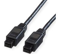 ROLINE Câble IEEE 1394b, 9/9pins, noir, 1,8 m