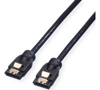 ROLINE Câble interne SATA 6.0 Gbit/s HDD avec fermeture à cliquet, 0,5 m