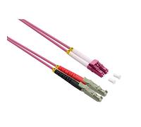 ROLINE 21159471 - Câble patch à fibre optique, LSH Duplex / LC Duplex, OM4, 50/125