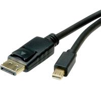 Roline - Câble DisplayPort - Mini DisplayPort (M) pour DisplayPort (M) - DisplayPort 1.4 - 2 m - noir