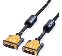 ROLINE Câble moniteur GOLD DVI, ST-ST, (24+1) dual link, 5 m