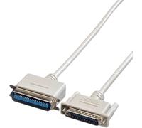 ROLINE Câble parallèle dimprimante DB25 M - Centr.36 M, gris, 9 m