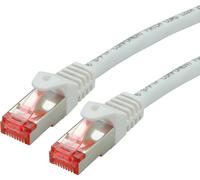 ROLINE Câble patch cat.6 S/FTP (PiMF), Component Level, LSOH, blanc, 0,5 m