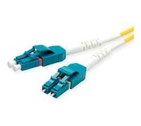 Roline 21.15.8781 Câble De Fibre Optique 1 M Lc Os2 Jaune