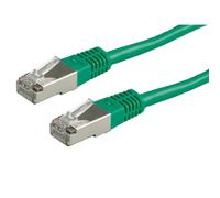 ROLINE Cordon LAN Cat 5e | Câble réseau FTP Ethernet avec connecteur RJ45 | vert 3,0 m