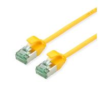 ROLINE Câble patch RM U/FTP DataCenter Cat.6A (Class EA), slim, jaune, 0,5 m