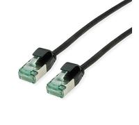 ROLINE Câble Patch RM U/FTP DataCenter Cat.6A (Class EA), Slim, Noir, 0,5 m