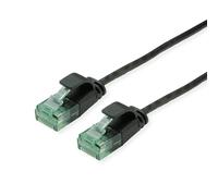 ROLINE Câble Patch RM UTP DataCenter Cat.6A (Class EA), Slim, Noir, 2 m