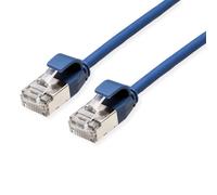 ROLINE Câble Patch U/FTP DataCenter Cat.6A (Class EA), LSOH, Slim, Bleu, 2 m