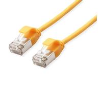 ROLINE Câble Patch U/FTP DataCenter Cat.6A (Class EA), LSOH, Slim, Jaune, 2 m