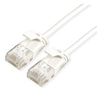 Roline Câble patch UTP DataCenter Cat.6A (Class EA) LSOH Slim Blanc 0,5 m