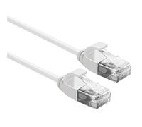 ROLINE Câble Patch UTP DataCenter Cat.6A (Class EA), LSOH, Slim, Blanc, 5 m