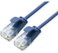 ROLINE Câble patch UTP DataCenter Cat.6A (Class EA), LSOH, slim, bleu, 5 m