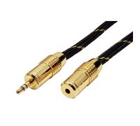 ROLINE Câble prolongateur audio GOLD 3,5mm ST/BU, 5 m