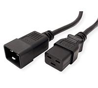 Roline - Rallonge de câble d'alimentation - IEC 60320 C19 pour IEC 60320 C20 - CA 250 V - 2 m - noir