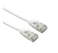 ROLINE Câble Réseau 1m Cat7 U/FTP (STP) Blanc, Connecteurs RJ-45 Mâle-Mâle, LSZH, 500 MHz, AWG32, Cuivre, Classe Ea, RoHS