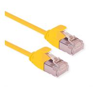 ROLINE Câble Réseau Cat6a U/FTP (STP) 3m Jaune RJ-45 Mâle/Mâle, Classe Ea, 10 Gigabit Ethernet, Gaine LSZH, -10°C à 60°C, Réf: 21.15.3326