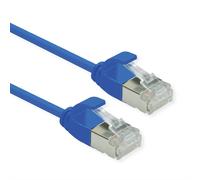 ROLINE Câble Réseau Cat6a U/FTP (STP) Bleu 5m RJ-45 Mâle-Mâle, 10 Gigabit Ethernet, -10°C à 60°C, Réf: 21.15.3347