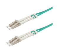 Roline - Câble réseau - LC multi-mode (M) pour LC multi-mode (M) - 15 m - fibre optique - 50 / 125 microns - OM3 - sans halogène - turquoise