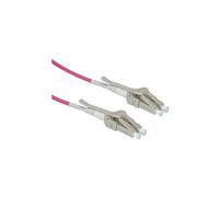 Roline - Câble réseau - LC multi-mode (M) pour LC multi-mode (M) - 5 m - fibre optique - 50 / 125 microns - OM4 - violet