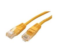 Roline - Câble réseau - RJ-45 (M) pour RJ-45 (M) - 50 cm - UTP - CAT 5e - moulé - jaune