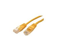 Roline - Câble réseau - RJ-45 (M) pour RJ-45 (M) - 50 cm - UTP - CAT 5e - moulé - jaune