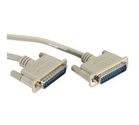 ROLINE Câble RS-232 DB25 M/M 3.0m, contacts or, blindage haute performance, gris, référence 11.01.3530, 25 lignes connectées 1:1