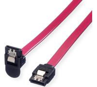 ROLINE Câble SATA 6.0 Gbit/s HDD int. avec fermeture à cliquet, coudé, 1 m