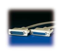 Roline - Câble série - DB-25 (M) pour DB-25 (F) - 3 m - moulé - gris