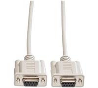 Roline série Câble de raccordement [1x SUB-D femelle 9 pôles - 1x SUB-D femelle 9 pôles] 1.80 m gris