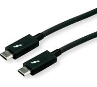 ROLINE Câble Thunderbolt™ 3, C-C, ST/ST, 20Gbit/s, 100W, noir, 2 m