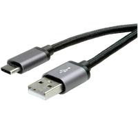 Roline Câble USB 2.0 USB-C vers USB-A 3 m noir