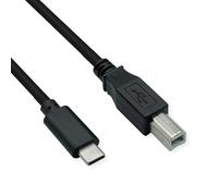 Roline Câble USB 2.0 Type C‑B 4,5 m Noir