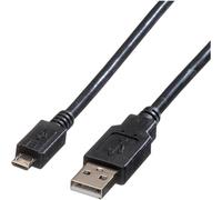 ROLINE 11028752 - Câble USB 2.0, prise A vers prise Micro B, 1,8 m
