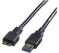 ROLINE USB 3.0 Cable, A M - Micro B M, 3.0m