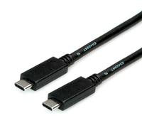 ROLINE Câble USB 3.2 Gen 2, avec PD 20V5A, Emark, C-C, St/St, Noir, 2 m