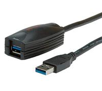 ROLINE Câble répéteur actif USB 3.2 Gen 1, noir, 5 m