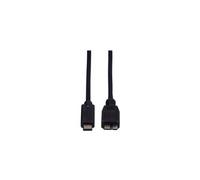 Roline - Câble USB - Micro-USB de type B (M) pour 24 pin USB-C (M) - USB 3.1 - 1 m - noir