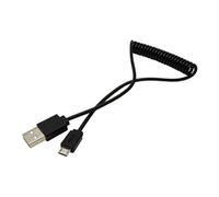 Roline - Câble USB - Micro-USB de type B (M) pour USB (M) - USB 2.0 - 1 m - bobiné - noir