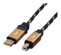 ROLINE GOLD Câble USB 2.0, type A-B, 3 m