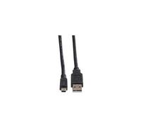 Roline - Câble USB - USB (M) pour mini USB type B (M) - USB 2.0 - 1.8 m - noir