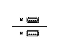 Roline - Câble USB - USB (M) pour USB (M) - USB 2.0 - 4.5 m - noir