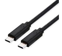 ROLINE Câble USB4 Gen3x2, C-C, ST/ST, 40Gbit/s, 100W, noir, 0,5 m