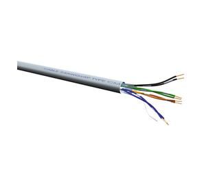 ROLINE Câble UTP Cat.5e 300m Gris - Fil Tressé AWG24, Impédance 100 Ohm, Gaine PVC Référence 21.15.0520
