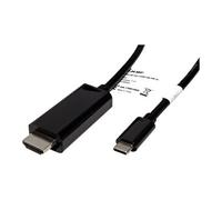 Roline - Câble vidéo/audio - HDMI mâle pour 24 pin USB-C mâle - 3 m - noir - support 4K