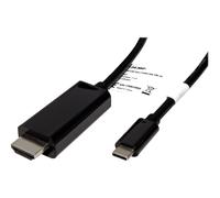 Roline - Câble vidéo/audio - HDMI mâle pour 24 pin USB-C mâle - 3 m - noir - support 4K